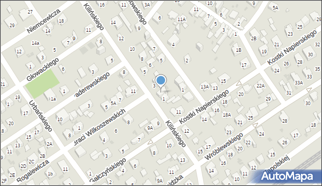 Dąbrowa Górnicza, Kilińskiego Jana, płk., 2, mapa Dąbrowa Górnicza