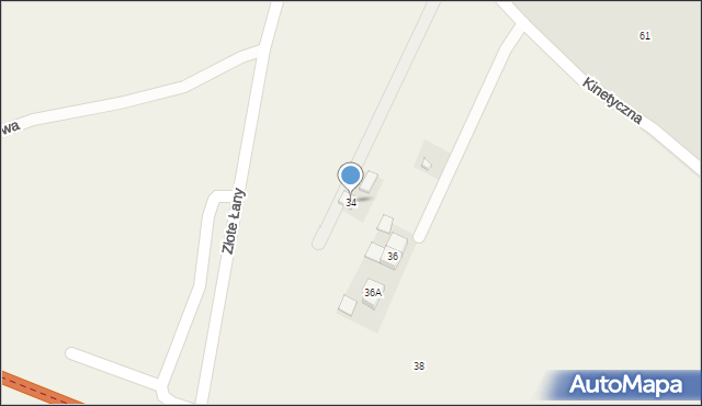 Dawidy, Kinetyczna, 34, mapa Dawidy