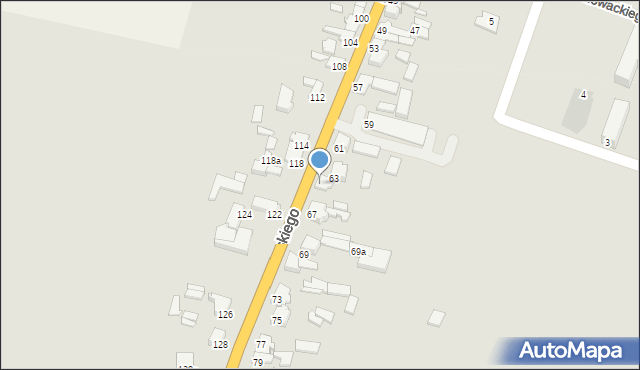 Dobra, Kilińskiego Jana, płk., 65, mapa Dobra