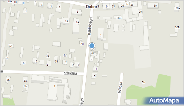 Dobre, Kilińskiego Jana, płk., 2a, mapa Dobre