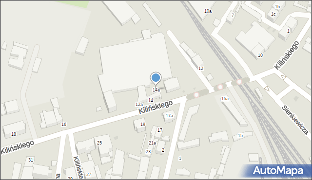 Dzierżoniów, Kilińskiego Jana, płk., 14a, mapa Dzierżoniów