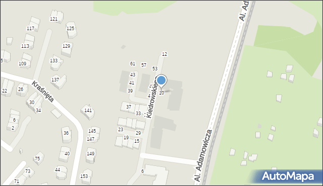 Gdańsk, Kiedrowskiego Wojciecha, 10, mapa Gdańska