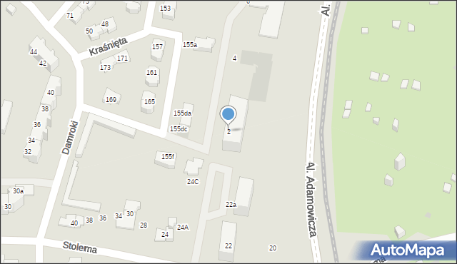 Gdańsk, Kiedrowskiego Wojciecha, 2, mapa Gdańska