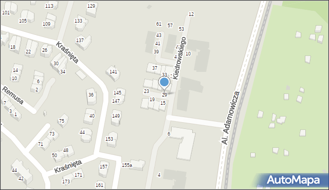 Gdańsk, Kiedrowskiego Wojciecha, 29, mapa Gdańska