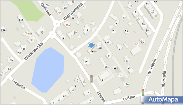 Gdańsk, Kielecka, 15, mapa Gdańska