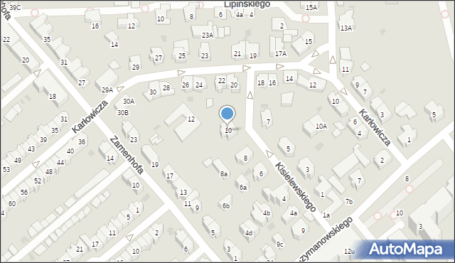 Gdańsk, Kisielewskiego-Kisiela Stefana, 10, mapa Gdańska