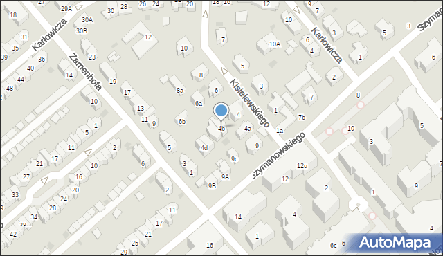 Gdańsk, Kisielewskiego-Kisiela Stefana, 4b, mapa Gdańska