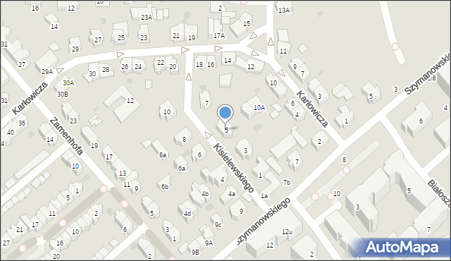 Gdańsk, Kisielewskiego-Kisiela Stefana, 5, mapa Gdańska