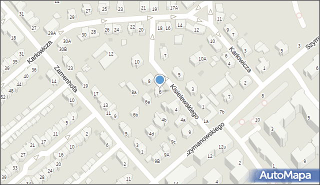 Gdańsk, Kisielewskiego-Kisiela Stefana, 6, mapa Gdańska