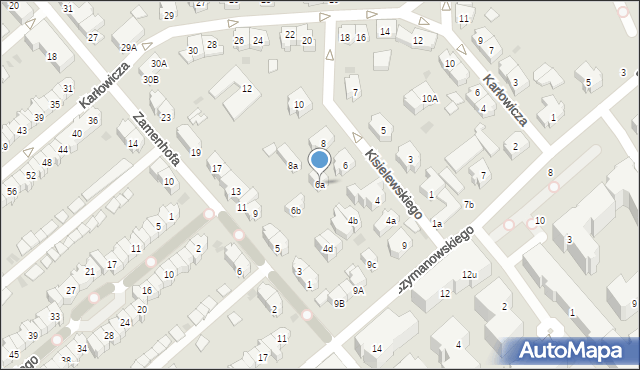 Gdańsk, Kisielewskiego-Kisiela Stefana, 6a, mapa Gdańska