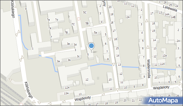 Gdańsk, Kilińskiego Jana, płk., 5f, mapa Gdańska