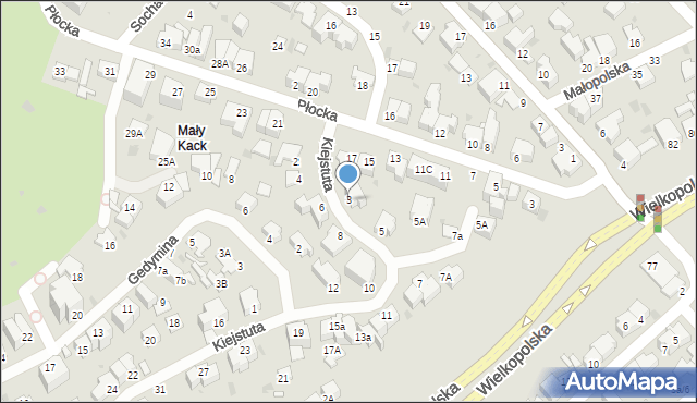 Gdynia, Kiejstuta, 3, mapa Gdyni