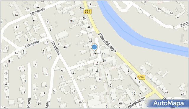 Golub-Dobrzyń, Kilińskiego Jana, płk., 17, mapa Golub-Dobrzyń
