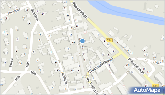 Golub-Dobrzyń, Kilińskiego Jana, płk., 6, mapa Golub-Dobrzyń