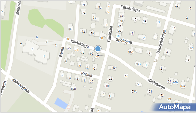 Góra Kalwaria, Kilińskiego Jana, płk., 67, mapa Góra Kalwaria