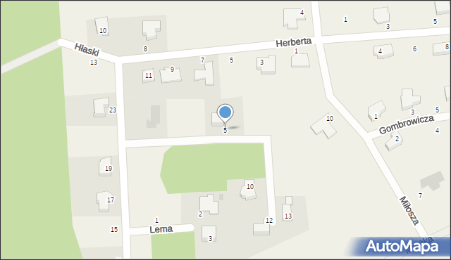 Gowino, Kisielewskiego-Kisiela Stefana, 5, mapa Gowino