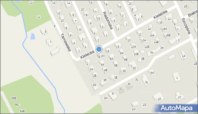 Grodzisk Mazowiecki, Kielecka, 4, mapa Grodzisk Mazowiecki