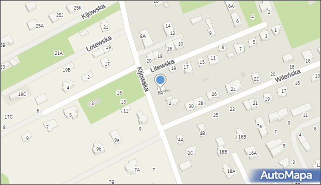 Grodzisk Mazowiecki, Kijowska, 6A, mapa Grodzisk Mazowiecki