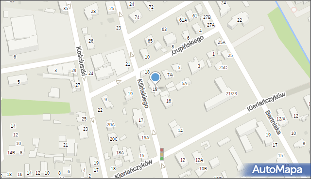 Grodzisk Mazowiecki, Kilińskiego Jana, płk., 18, mapa Grodzisk Mazowiecki