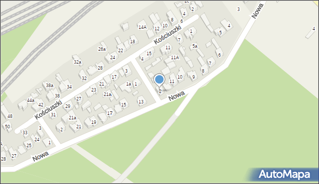 Herby, Kilińskiego Jana, płk., 2, mapa Herby