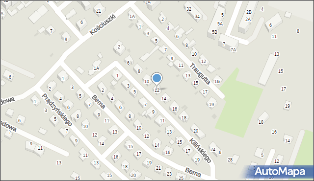 Jaworzyna Śląska, Kilińskiego Jana, płk., 12, mapa Jaworzyna Śląska