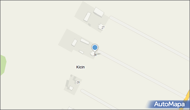 Kicin, Kicin, 28, mapa Kicin