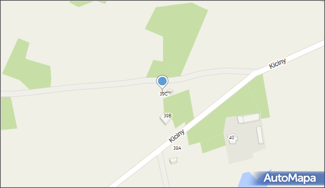 Kiciny, Kiciny, 39C, mapa Kiciny