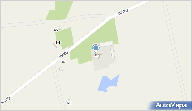 Kiciny, Kiciny, 40, mapa Kiciny