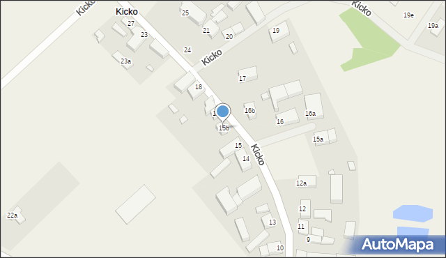 Kicko, Kicko, 15b, mapa Kicko