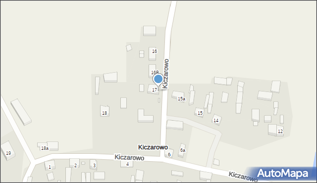 Kiczarowo, Kiczarowo, 17A, mapa Kiczarowo