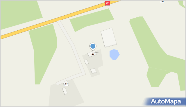 Kiczarowo, Kiczarowo, 23, mapa Kiczarowo