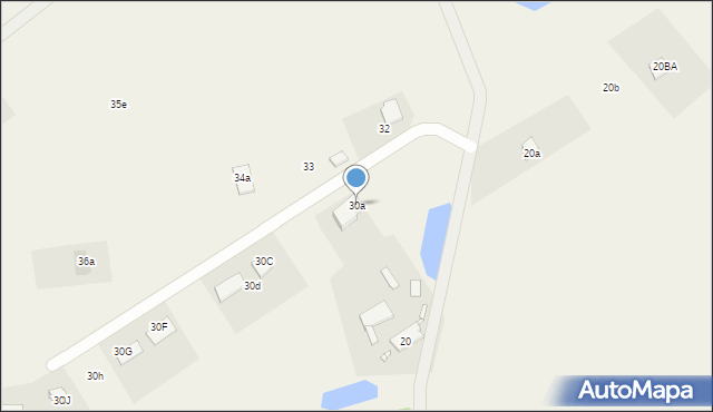 Kiczarowo, Kiczarowo, 30a, mapa Kiczarowo