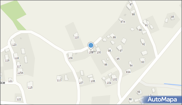 Kidałowice, Kidałowice, 108, mapa Kidałowice