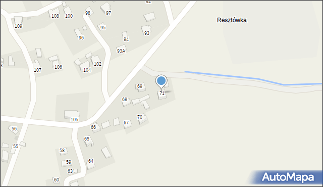 Kidałowice, Kidałowice, 71, mapa Kidałowice