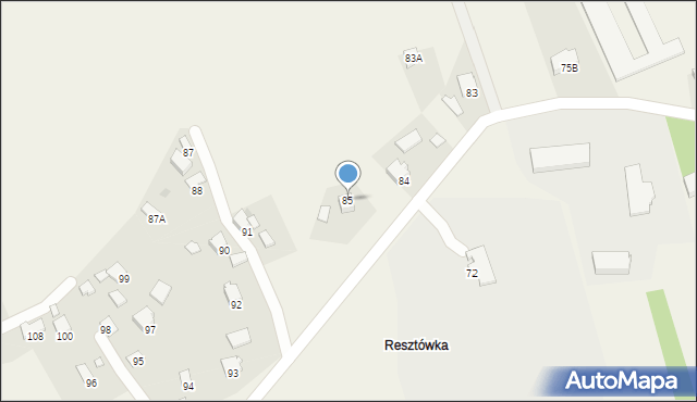 Kidałowice, Kidałowice, 85, mapa Kidałowice