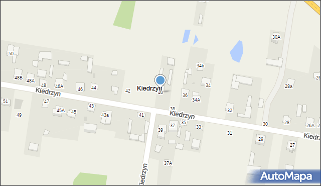 Kiedrzyn, Kiedrzyn, 40, mapa Kiedrzyn