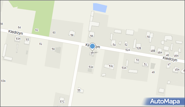 Kiedrzyn, Kiedrzyn, 57, mapa Kiedrzyn