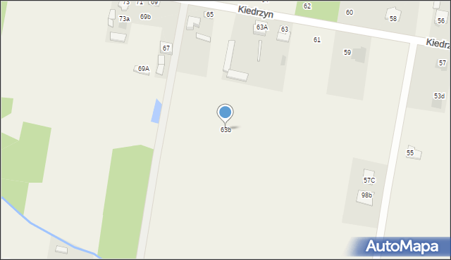 Kiedrzyn, Kiedrzyn, 63b, mapa Kiedrzyn