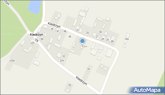 Kiedrzyn, Kiedrzyn, 28a, mapa Kiedrzyn
