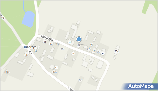 Kiedrzyn, Kiedrzyn, 29, mapa Kiedrzyn