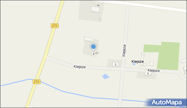 Kiejsze, Kiejsze, 4, mapa Kiejsze