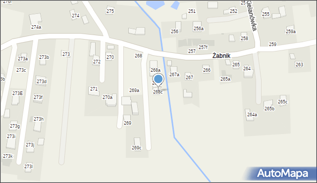 Kielanówka, Kielanówka, 268c, mapa Kielanówka