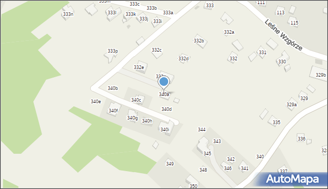 Kielanówka, Kielanówka, 340a, mapa Kielanówka