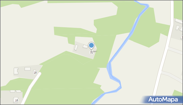 Kiełczewice Górne, Kiełczewice Górne, 31, mapa Kiełczewice Górne