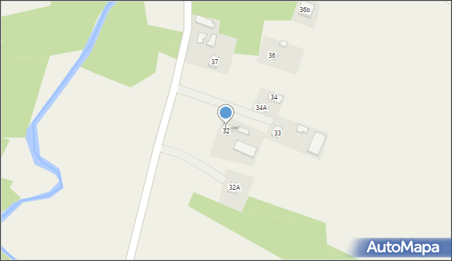 Kiełczewice Górne, Kiełczewice Górne, 32, mapa Kiełczewice Górne