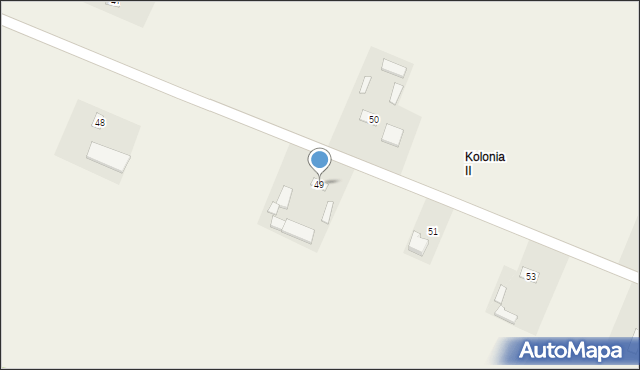 Kiełczewice Górne, Kiełczewice Górne, 49, mapa Kiełczewice Górne