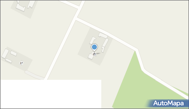 Kiełczewice Górne, Kiełczewice Górne, 85, mapa Kiełczewice Górne