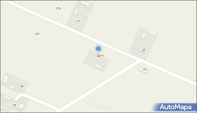 Kiełczewice Górne, Kiełczewice Górne, 96, mapa Kiełczewice Górne