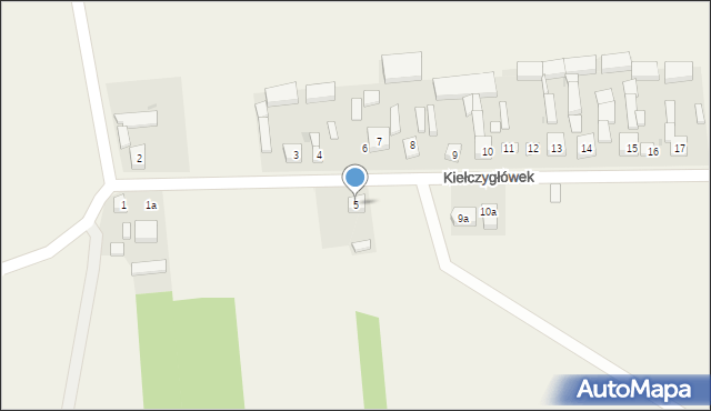 Kiełczygłówek, Kiełczygłówek, 5, mapa Kiełczygłówek