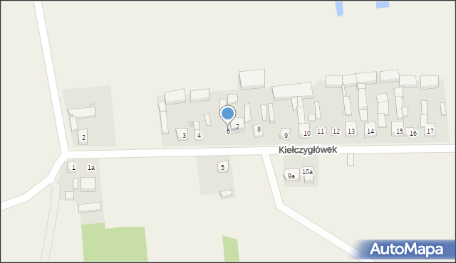 Kiełczygłówek, Kiełczygłówek, 6, mapa Kiełczygłówek